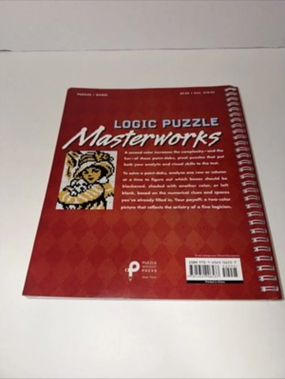 Rare TWO-COLOR PAINT-DOKU By Conceptis Puzzles (the First 2 Puzzles Are Done)